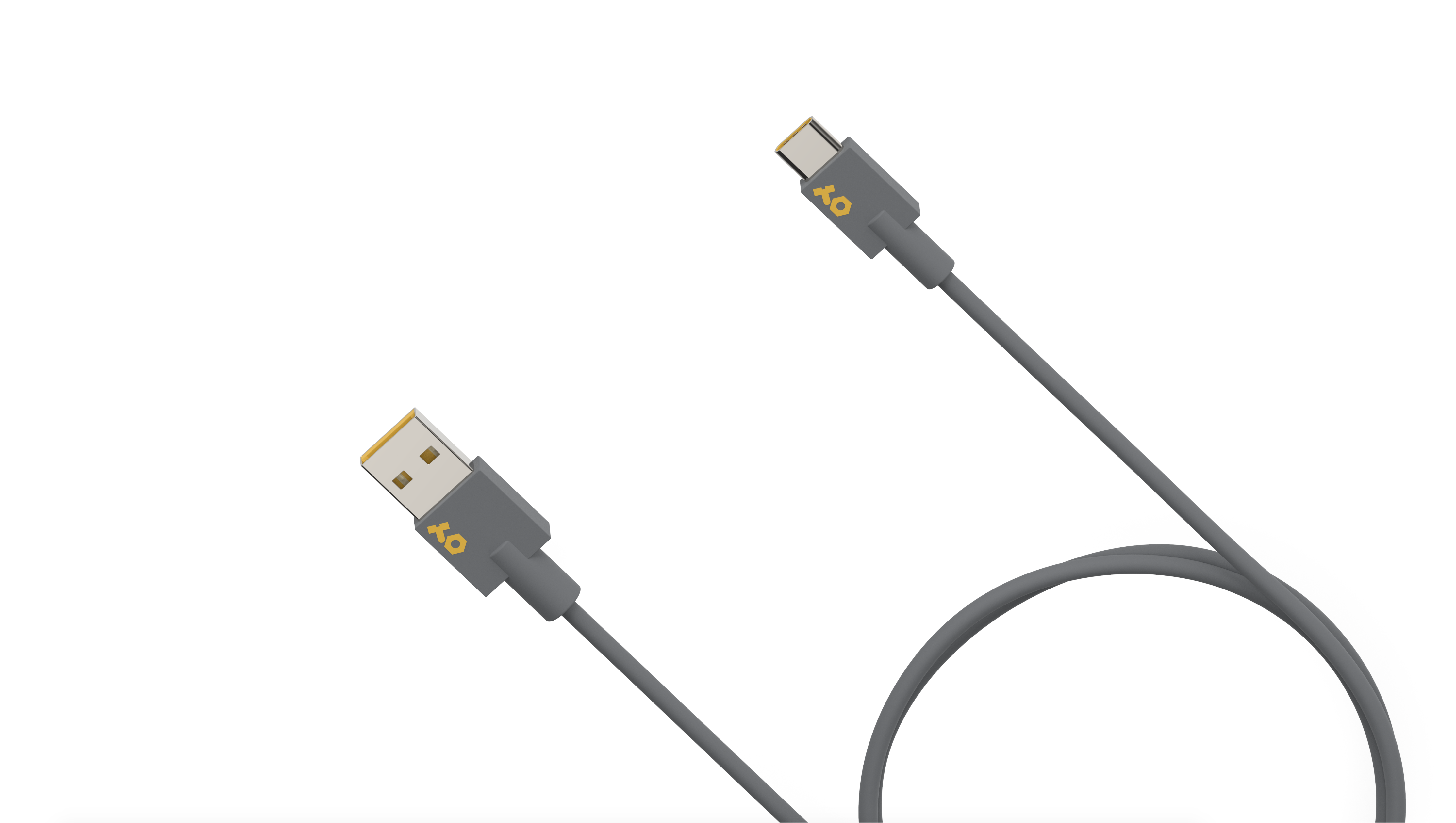 USB-A to USB-C Cable Design and renderfor teenage engineering 2017